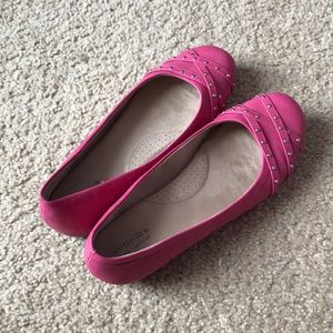 Cute pink flats